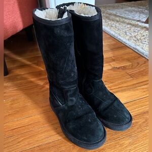 UGG Abree II leather classic luxe sheepskin boots